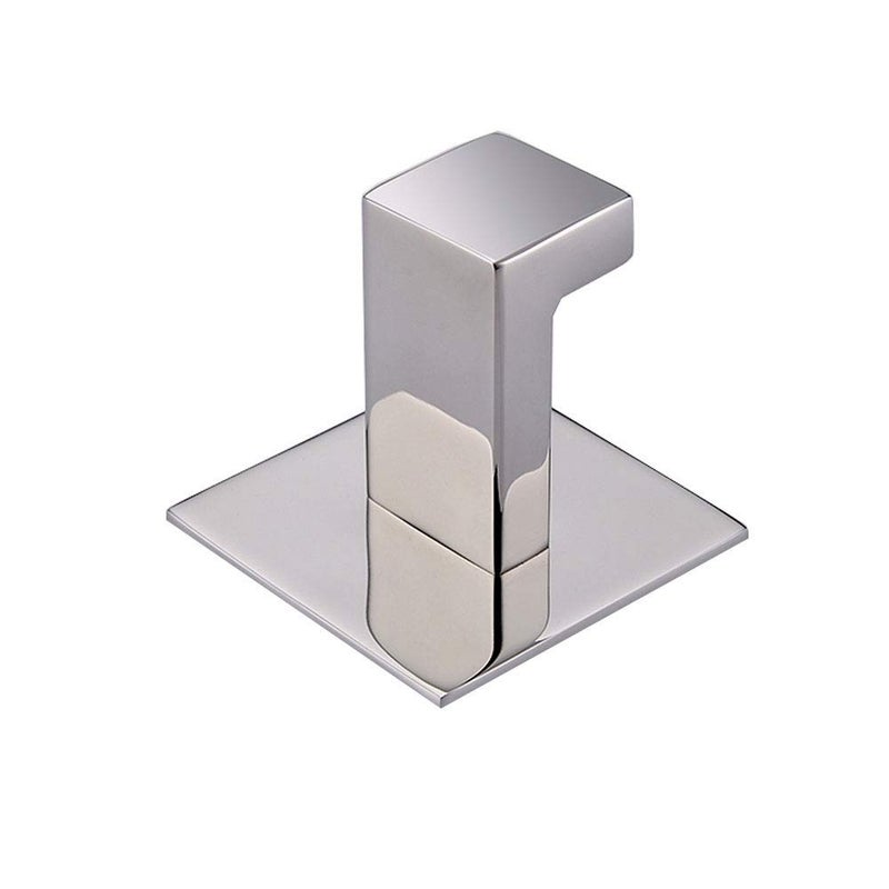 Celbon 2PC SUS304 Stainless Steel Bathroom Self Adhesive Towel Hook Hanger Chrome Finish Coat Hook Robe Hook Hanger Without Drilling Easy Installation â€¦ (Self Adhesive, 2PC) - Image 4